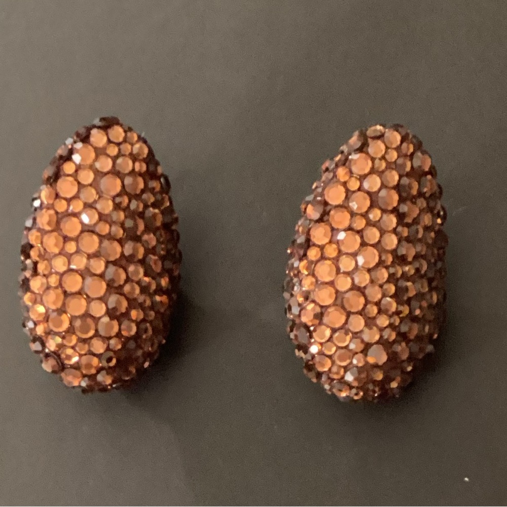 Vintage James Arpad Rhinestone Earrings